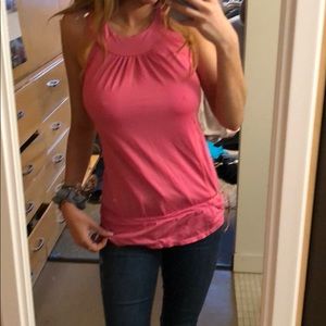 Pink lulu lemon tank